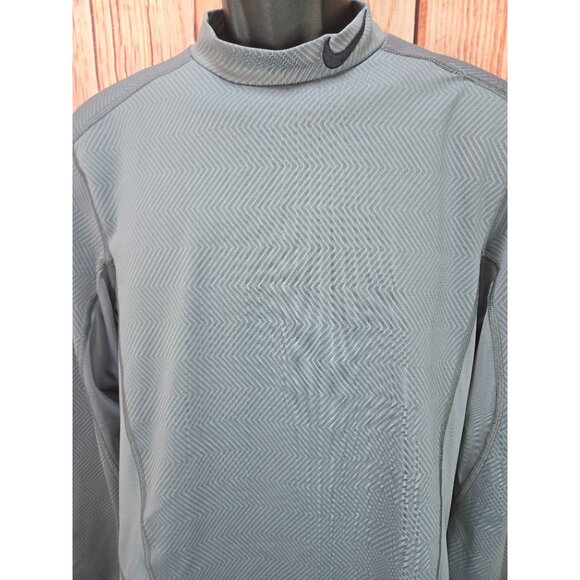 Nike Pro Fitted Dri-Fit Mock Athletic Layer Shirt Large - Picture 3 of 7